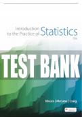 Test Bank For Introduction to the Practice of Statistics - Tenth Edition ©2021 All Chapters - 9781319377656