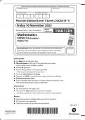 Edexcel Paper 2Higher (GCSE-Maths)November 2023 Question paper
