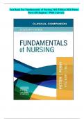 Test bank for fundamentals of nursing by Potter Perry 11th edition 2023-2024 