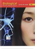 Test Bank for Biological Psychology, 13th Edition, James W. Kalat 9781337408202, All Chapters | Complete Guide A+