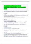Straighterline Anatomy Final, Straighterline Anatomy & Physiology Exam
