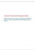 Test Bank Essential Cell Biology 5th Edition Alberts, Hopkin