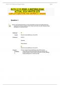 HLTH 3115 WEEK 4 MIDTERM EXAM  ACTUAL 2024 WINTER QTR COMPLETE QUESTIONS AND ANSWERS A+ GRADED
