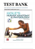 Test Bank for Hole’s Human Anatomy and Physiology 16th Edition by Charles Welsh, Cynthia Prentice-Craver ISBN: 9781260265224
