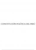 Resumen - Constitución Política del Perú