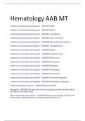2024 LATEST Hematology AAB MT