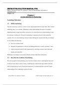 Instructor Solution Manual For MKTG, 5th Edition Charles W. LambJoe F. HairCarl McDanielMarc BoivinDavid GaudetKim Snow Chapter(1-19)