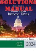 SOLUTIONS MANUAL for South-Western Federal Taxation 2024: Individual Income Taxes. 47th Edition by James C. Young, Mark Persellin, Annette Nellen, David M. Maloney, Andrew D. Cuccia, Sharon Lassar, Brad Cripe.