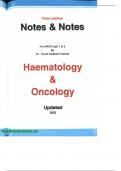 notes and notes mrcp part 1 haematology