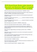RCIS Board Exam Study notes based on Glowacki and Sommers MP3 || Complete Questions & Solutions (100% Verified)