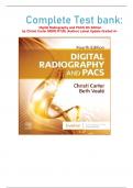 Complete Test bank:  Digital Radiography and PACS 4th Edition by Christi Carter MSRS RT(R) (Author) 