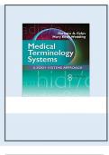 Test bank medical terminology systems a body systems approach 8th edition by barbara a. gylys isbn 9780803658677 / Latest update 2024 / Rated A+