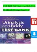 TEST BANK For Urinalysis and Body Fluids, 7th Edition by Strasinger | Verified Chapters 1 - 17 | Complete Newest Version