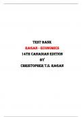 Test Bank For Ragan - Economics 14th Canadian Edition By Christopher T.S. Ragan |All Chapters,  2024|