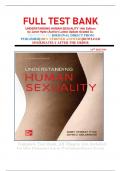 FULL TEST BANK For UNDERSTANDING HUMAN SEXUALITY 14th Edition by Janet Hyde (Author) Latest Update Graded A+     