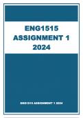 ENG1515 ASSIGNMENT 1   ANSWERS   2024