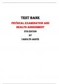 Test Bank For JARVIS Physical Examination and Health Assessment 8th Edition By Carolyn Jarvis |All Chapters,  2024|