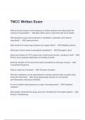 TNCC Written Exam Questions & Solutions Latest Set (A+ GRADED 100% VERIFIED)