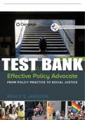 Test Bank For Empowerment Series: Becoming An Effective Policy Advocate - 8th - 2018 All Chapters - 9781305943353