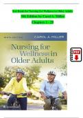TEST BANK For Nursing for Wellness in Older Adults, 9th Edition by Carol A. Miller, Verified Chapters 1 - 29, Complete Newest Version