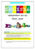 ENG1516 S1 ASSIGNMENT 2 2024 (FULL ANSWERS)