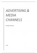 Advertising & Media Channels - Article Summary 2024 (MSC Marketing)