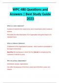 WPC 480 Questions and Answers | Best Study Guide 2023