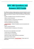 WPC 480 Exam Questions and Answers 2024 Guide