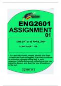 ENG2601 ASSIGNMENT 01 DUE 23APRIL 2024