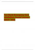 Test Bank Emergency Care  14thEdition Daniel Limmerlatest- 2024