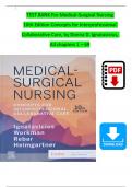 TEST BANK For Medical Surgical Nursing 10th Edition Ignatavicius Workman, Verified Chapters 1 - 69, Complete Newest Version