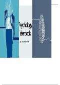 PSYC 110N Week 8 Final Project; Psychology Yearbook