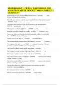 HONDROS BIO 117 FINAL EXAM QUESTIONS AND ANSWERS LATEST 2024/2025 | 100% CORRECT | GRADED A+