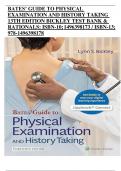 Bates' Nursing Guide to Physical Examination and History Taking 3rd Edition Test Bank