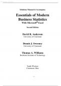 Solution_manual to accompany essentials of moden business statistics 2nd Edition Daniel R Anderson, Dennis J Sweeney,Thomas A Williams 