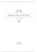 Range Safety OIC/RSO
