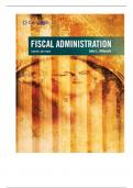 Test Bank For Fiscal Administration, 10th Edition By John Mikesell