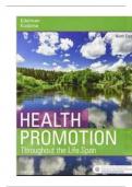 TESTBANK FOR HEALTH PROMOTION THROUGHOUT THE LIFE SPAN 9TH EDITION BY EDELMAN ALL CHAPTERS