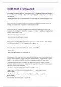 NRM 1401 TTU Exam 3 (Questions & Answers) Passed!!