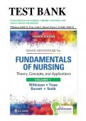 Test Bank for Fundamentals of Nursing: Theory, Concepts, and Applications 4th Edition by Wilkinson, Judith M., Treas, Leslie S., Barnett, Karen L. & Smith, Mable H. ISBN 9780803676862 Chapter 1-46 Complete Guide.