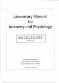 Lab Manual for Anatomy and Physiology