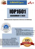 IOP1601 Assignment 2 2024