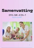 Samenvatting EPA MK-KIN-1 specialisatie kinderverpleegkundige