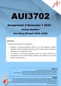 AUI3702 Assignment 2 (COMPLETE ANSWERS) Semester 1 2024 - DUE 8 April 2024