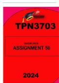 TPN3703 GUIDELINES TO ASSIGNMENT 50 STEP BY STEP GUIDE