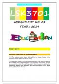 LSK3701 S1 ASSIGNMENT 2 2024 (FULL ANSWERS)
