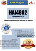 HAI4802 Assignment 1 (COMPLETE ANSWERS) 2024 - DUE 12 April 2024