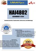 HAI4802 Assignment 4 (COMPLETE ANSWERS) 2024 - DUE 31 July 2024