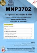 MNP3702 Assignment 3 (COMPLETE ANSWERS) Semester 1 2024 (150019)- DUE 18 April 2024