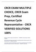 CRCR EXAM MULTIPLE  CHOICE, CRCR Exam  Prep, Certified  Revenue Cycle  Representative - CRCR  VERIFIED SOLUTIONS  100% What are collection agency fees based on? - ANSWER A percentage of dollars  collected Self-funded benefit plans may choose to coordinate
